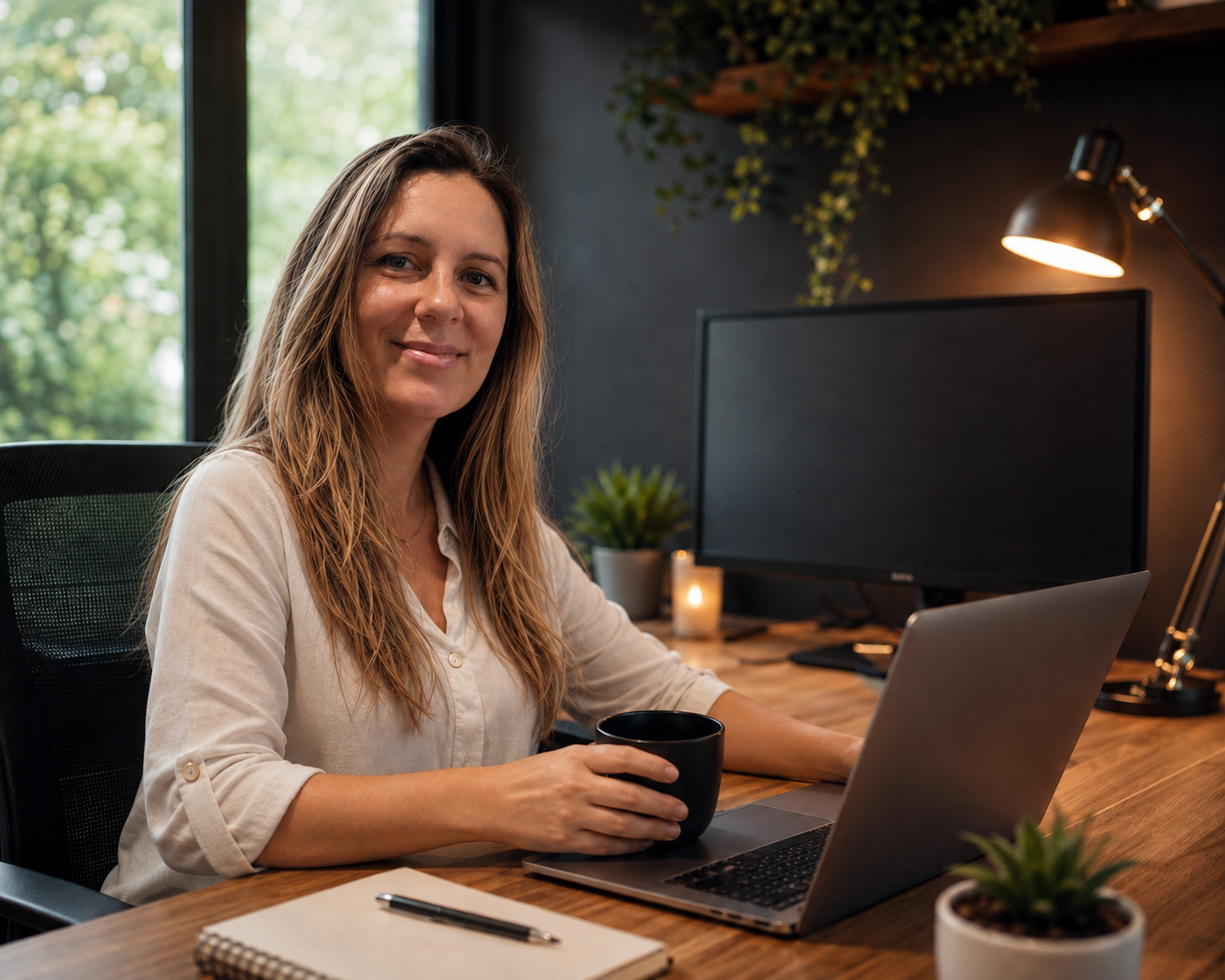 Aline, fundadora da TMZ Digital
